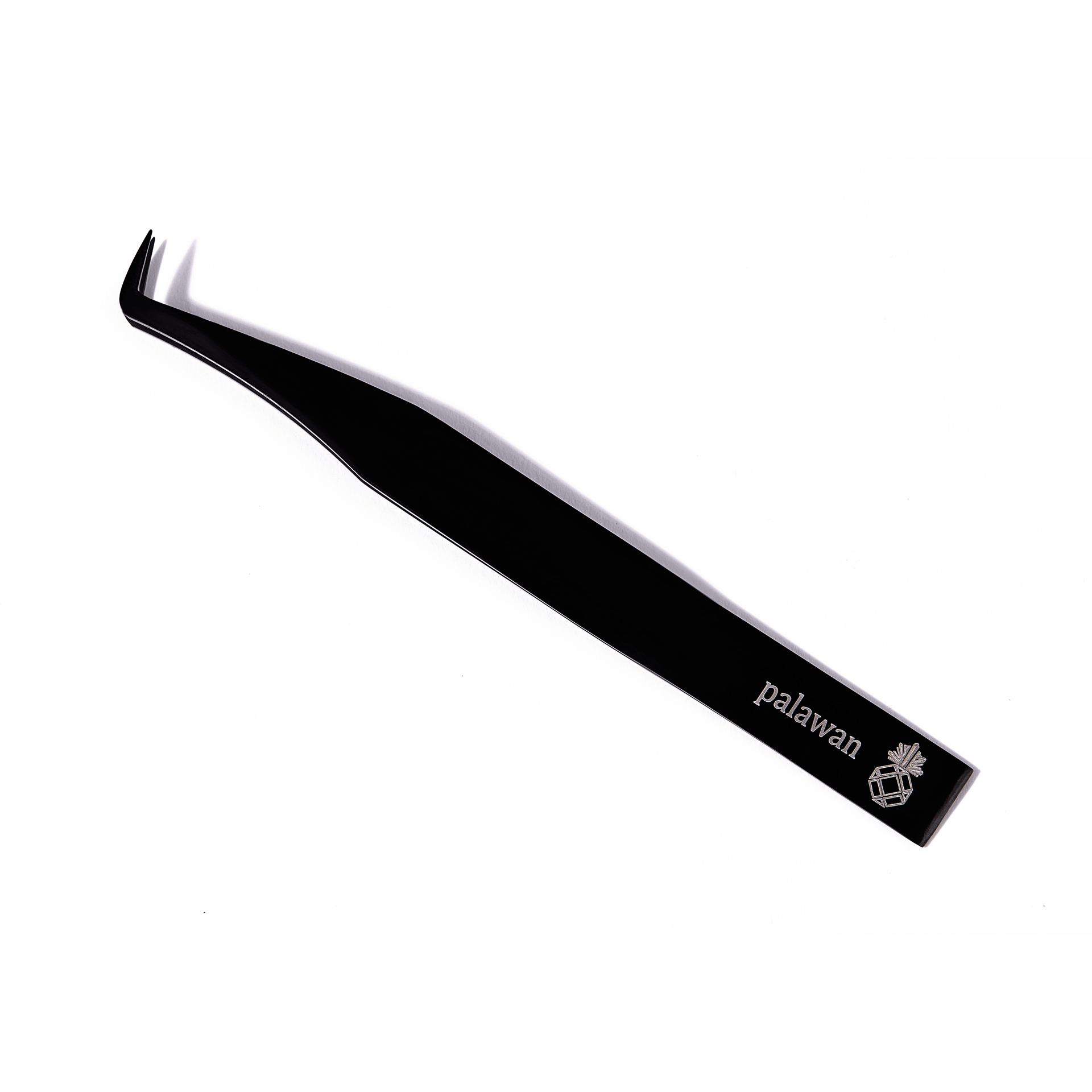 Light Volume Palawan Tweezer - Black Lava - Eyeland Lash