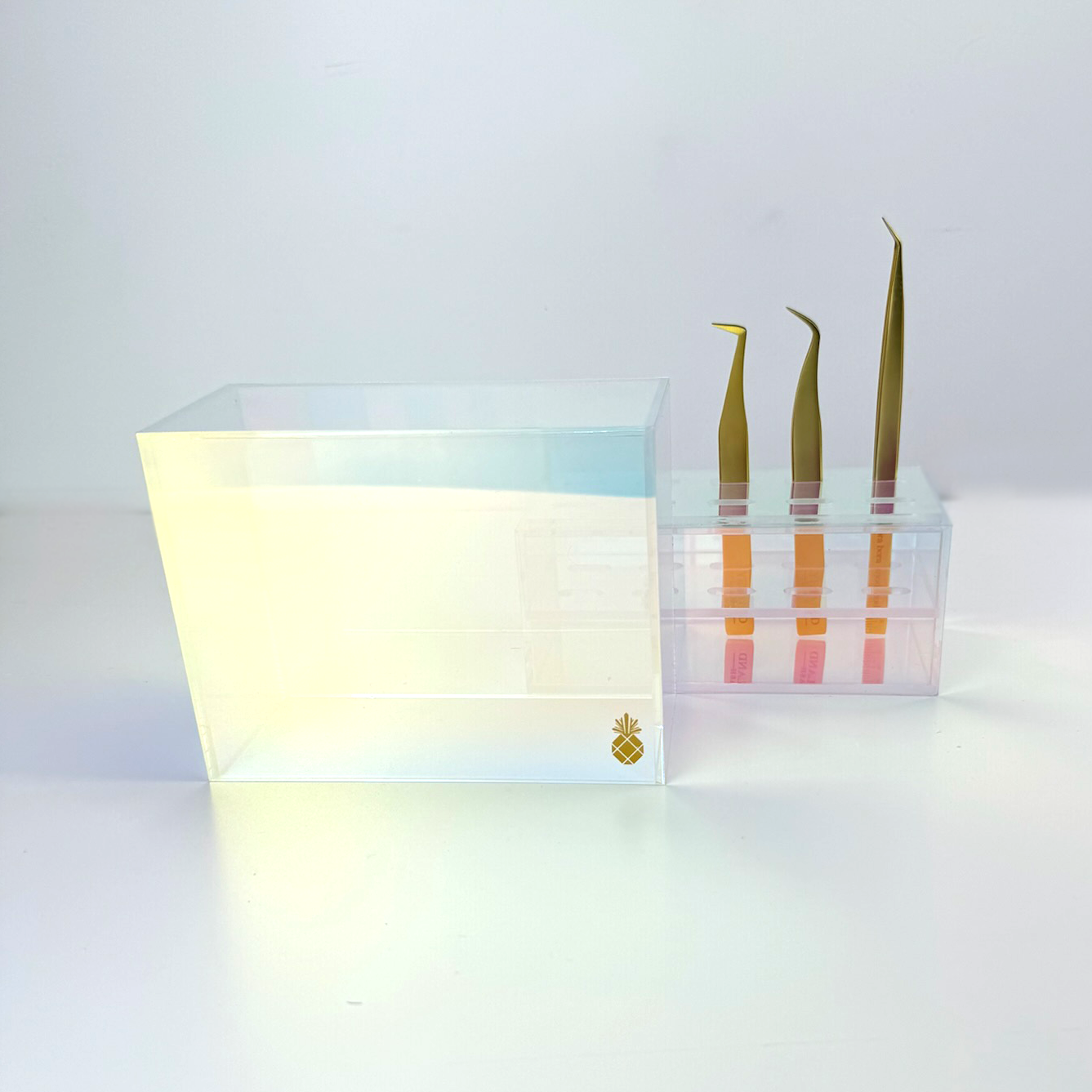 Tweezer Mini Storage - Iridescent (10 slots) - Eyeland Lash