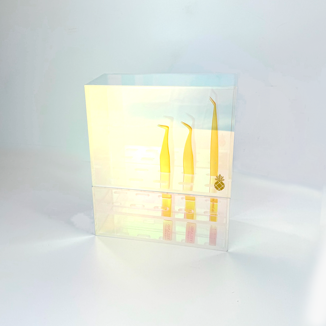 Tweezer Mini Storage - Iridescent (10 slots) - Eyeland Lash