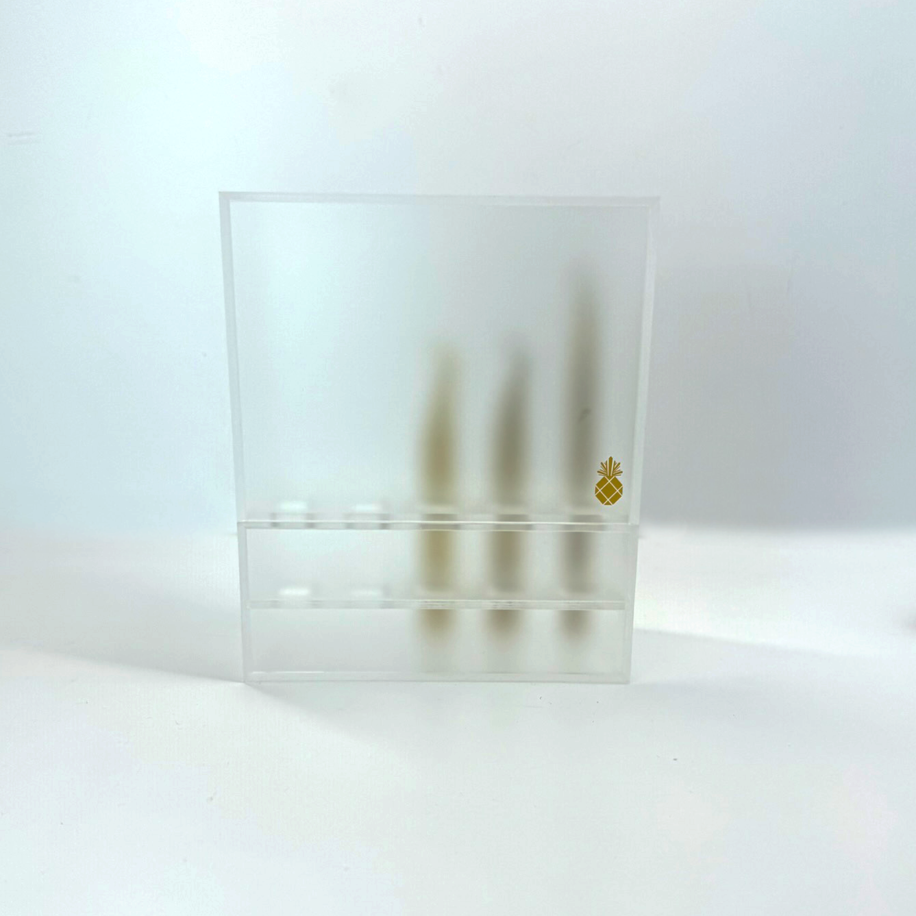 Tweezer Mini Storage - Matte Clear (10 slots) - Eyeland Lash