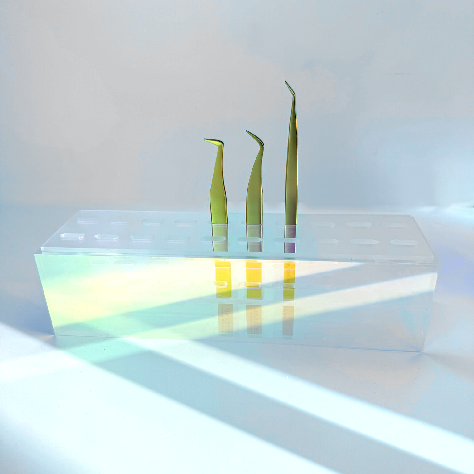 Tweezer Storage - Iridescent (holds 20) - Eyeland Lash