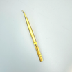 Imperfectly Perfect Bora-Bora Tweezer - Pineapple Gold Collection - Fiber Tip - Eyeland Lash