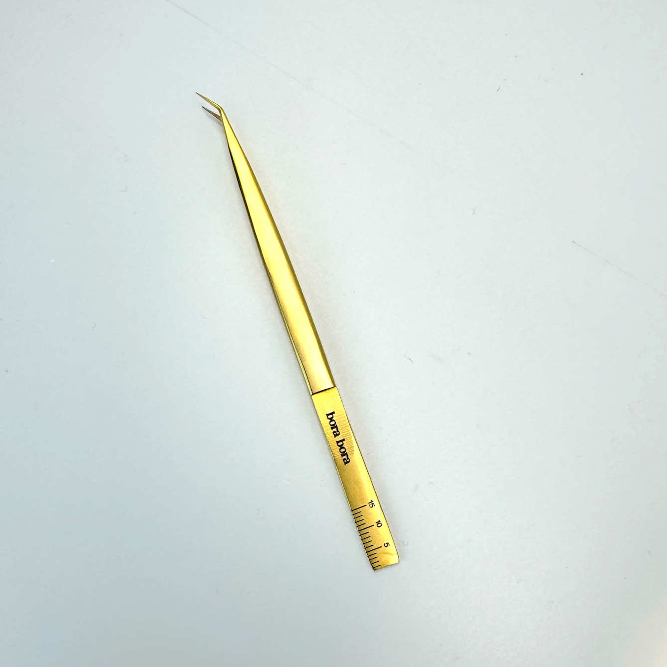 Imperfectly Perfect Bora-Bora Tweezer - Pineapple Gold Collection - Fiber Tip - Eyeland Lash