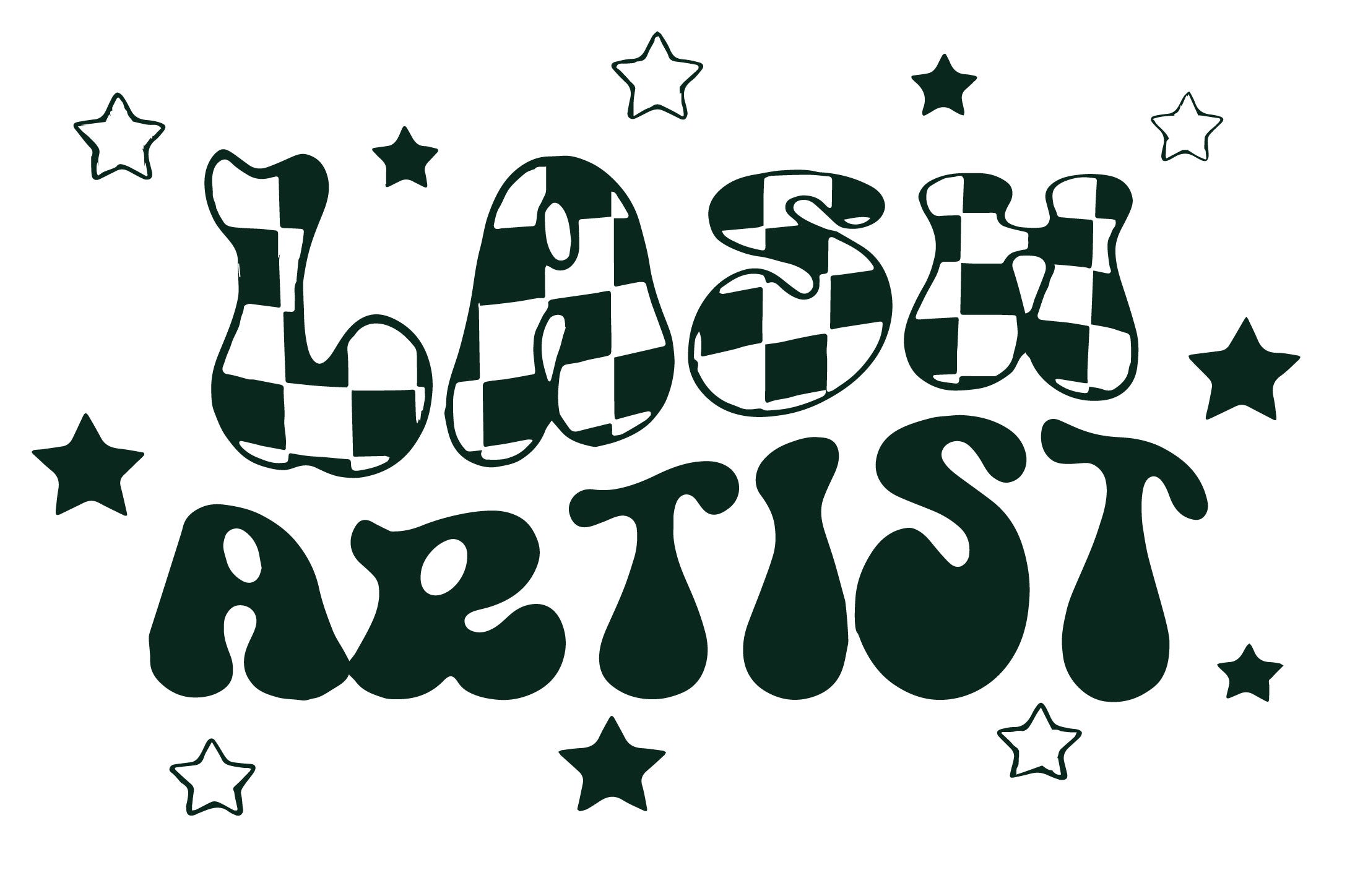Lash Artist Checkered - Sweatshirt - Eyeland Lash