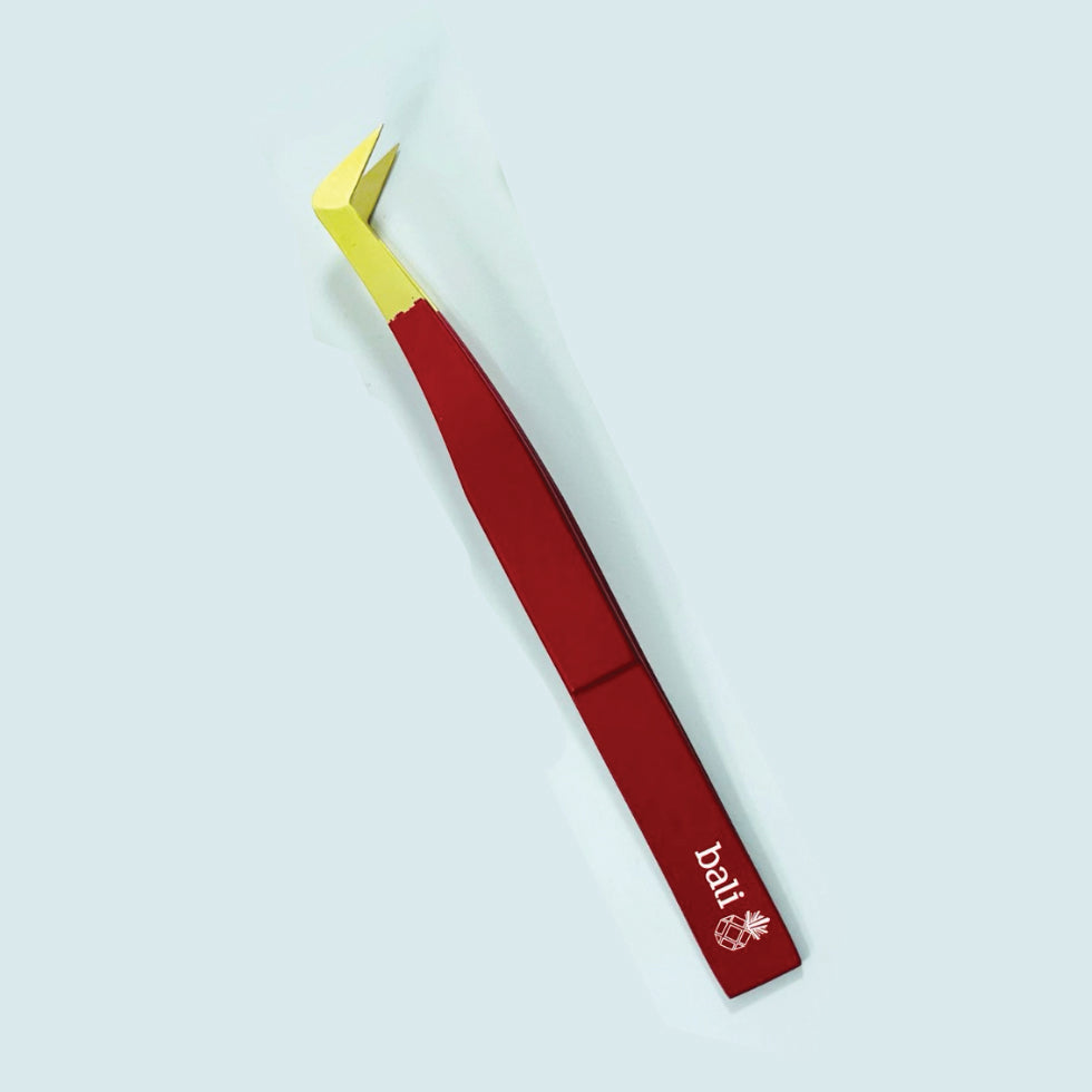 Bali Tweezer - Fiber Tip Red - Eyeland Lash