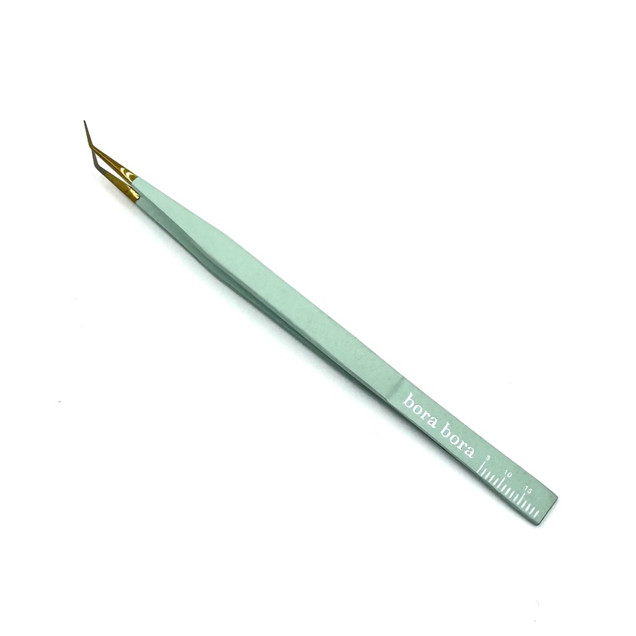 Bora-Bora Tweezer - Mint - Fiber Tip - Eyeland Lash