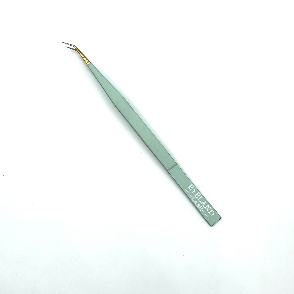 Bora-Bora Tweezer - Mint - Fiber Tip - Eyeland Lash