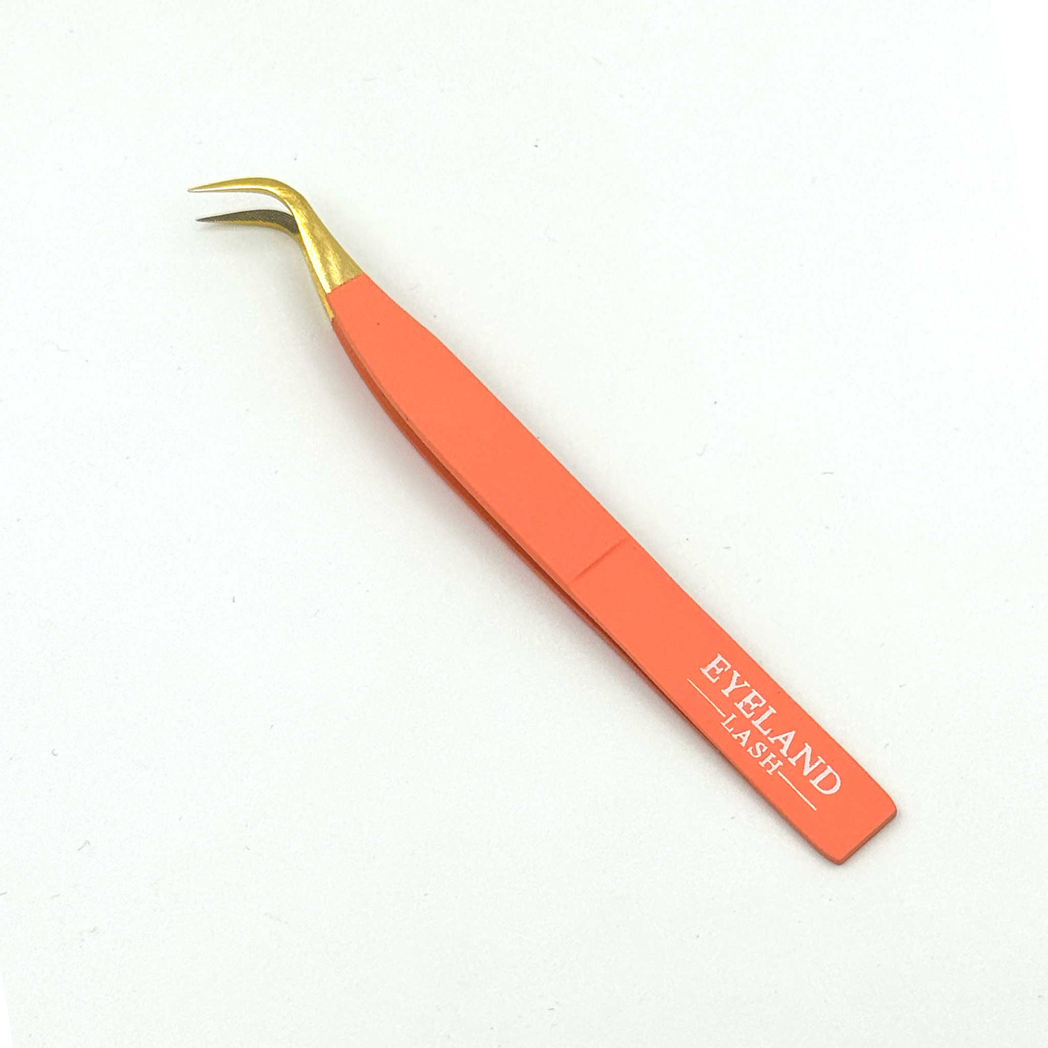 POS - Cozumel Tweezer - Melon - Copacabana Fiber Tip - Eyeland Lash