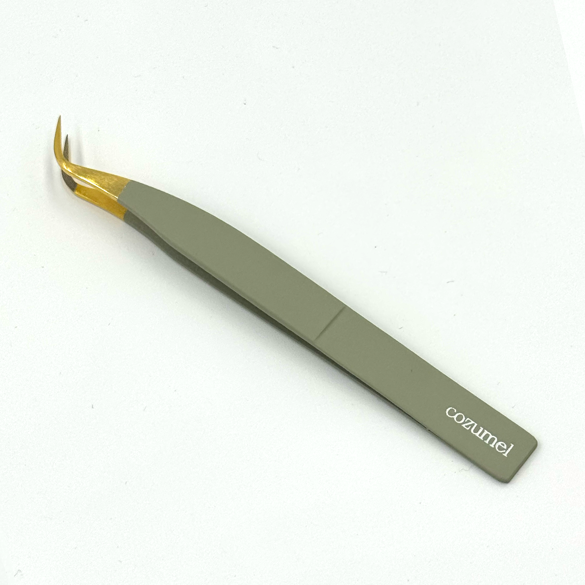 POS - Cozumel Tweezer - Palm - Copacabana Fiber Tip - Eyeland Lash