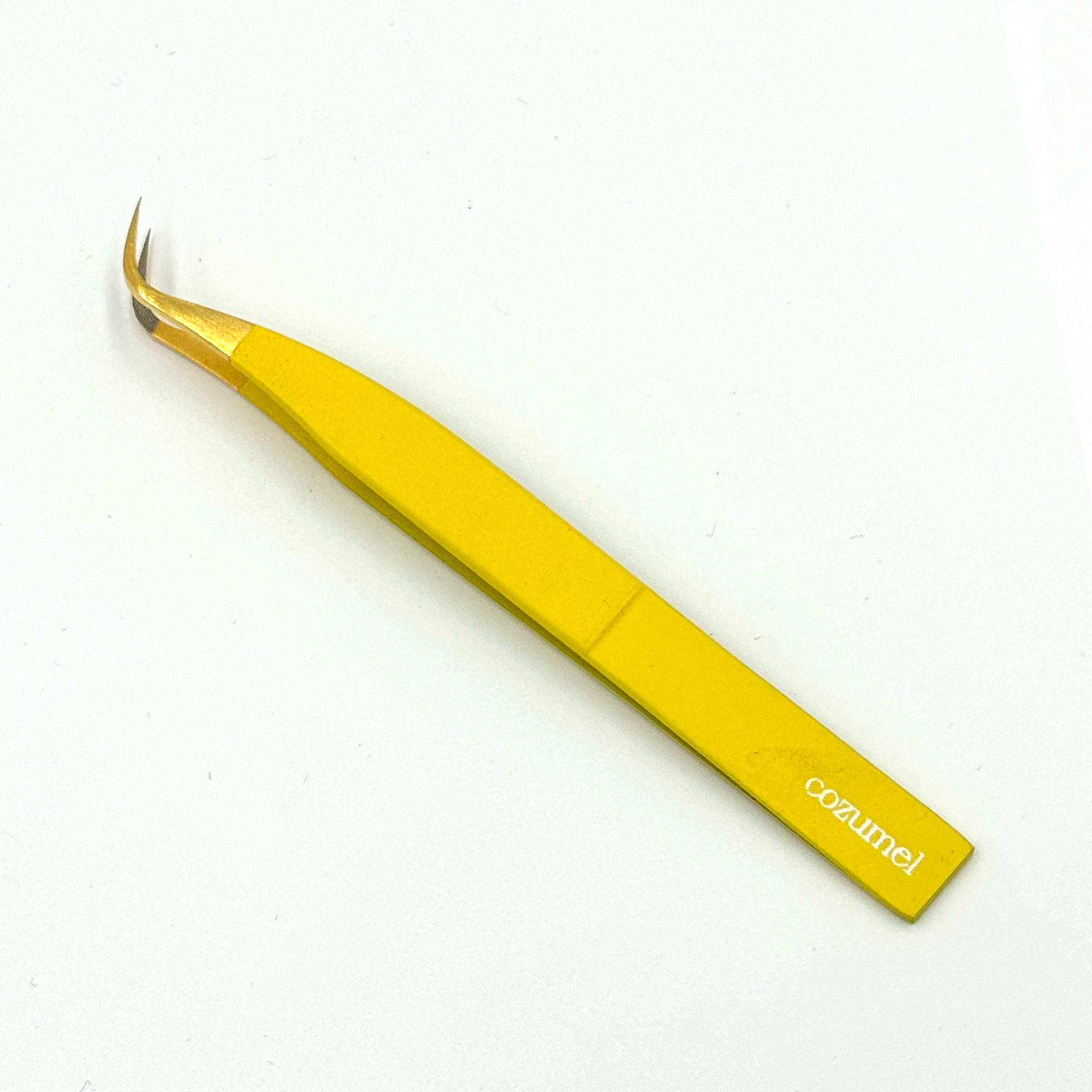 POS - Cozumel Tweezer - Pineapple - Copacabana Fiber Tip - Eyeland Lash