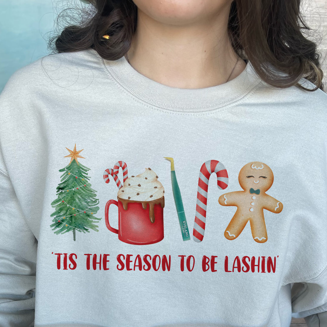 Tis the Season to be Lashin' - Sweatshirt - Eyeland Lash