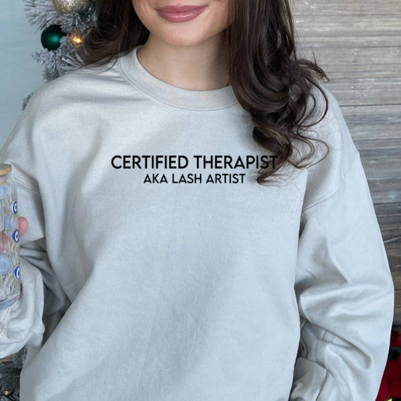 Certified Therapist (Lash Artist) - Sweatshirt - Eyeland Lash