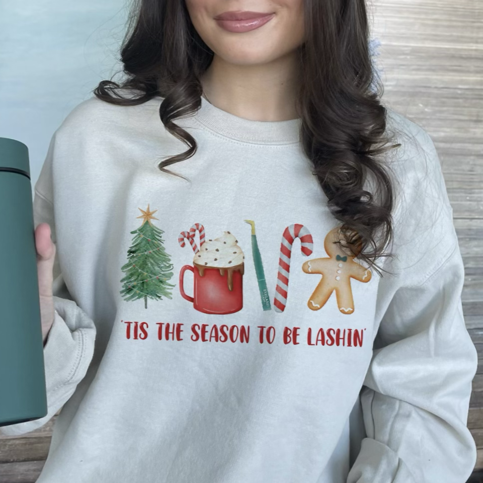 Tis the Season to be Lashin' - Sweatshirt - Eyeland Lash
