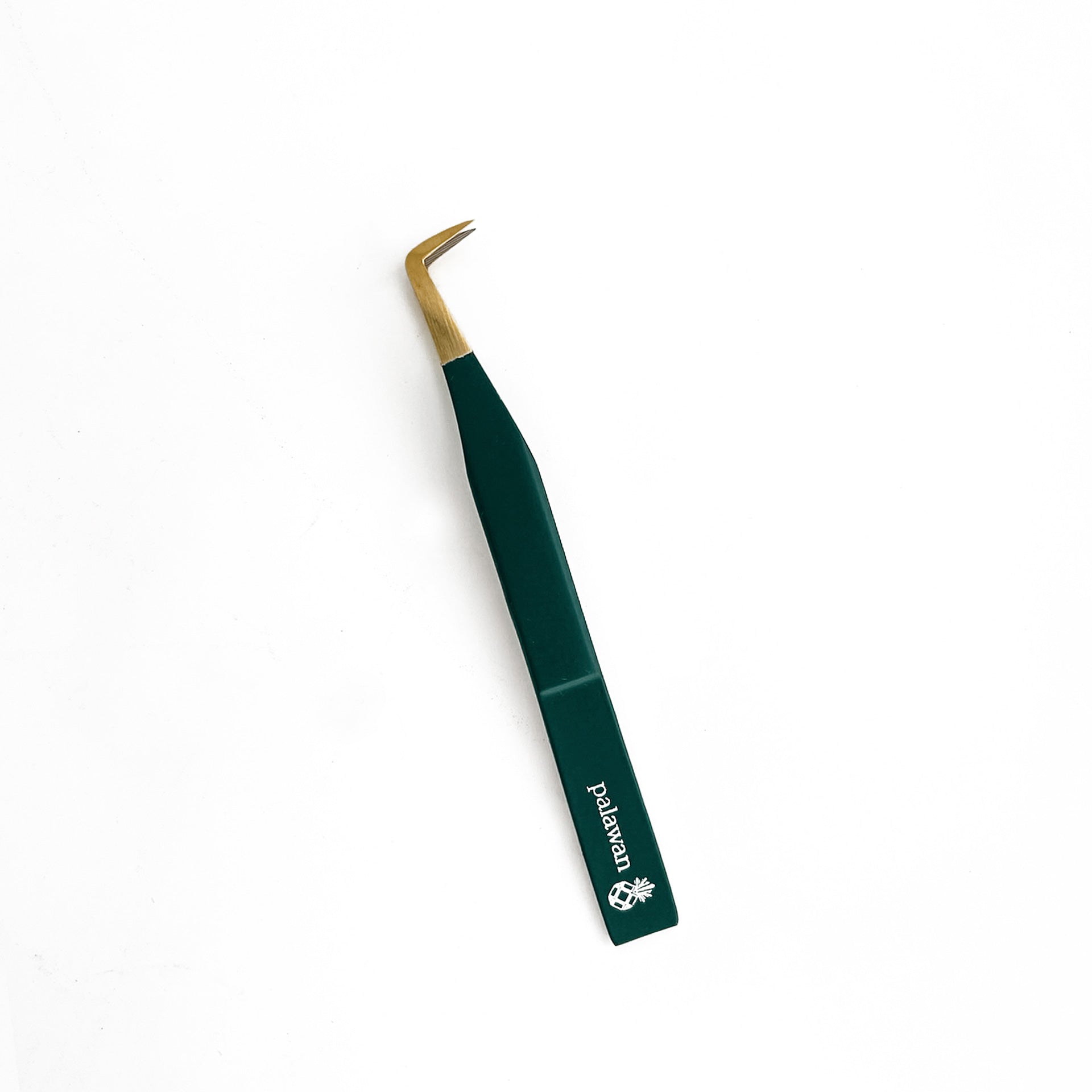 Palawan Tweezer - Fiber Tip Emerald - Eyeland Lash