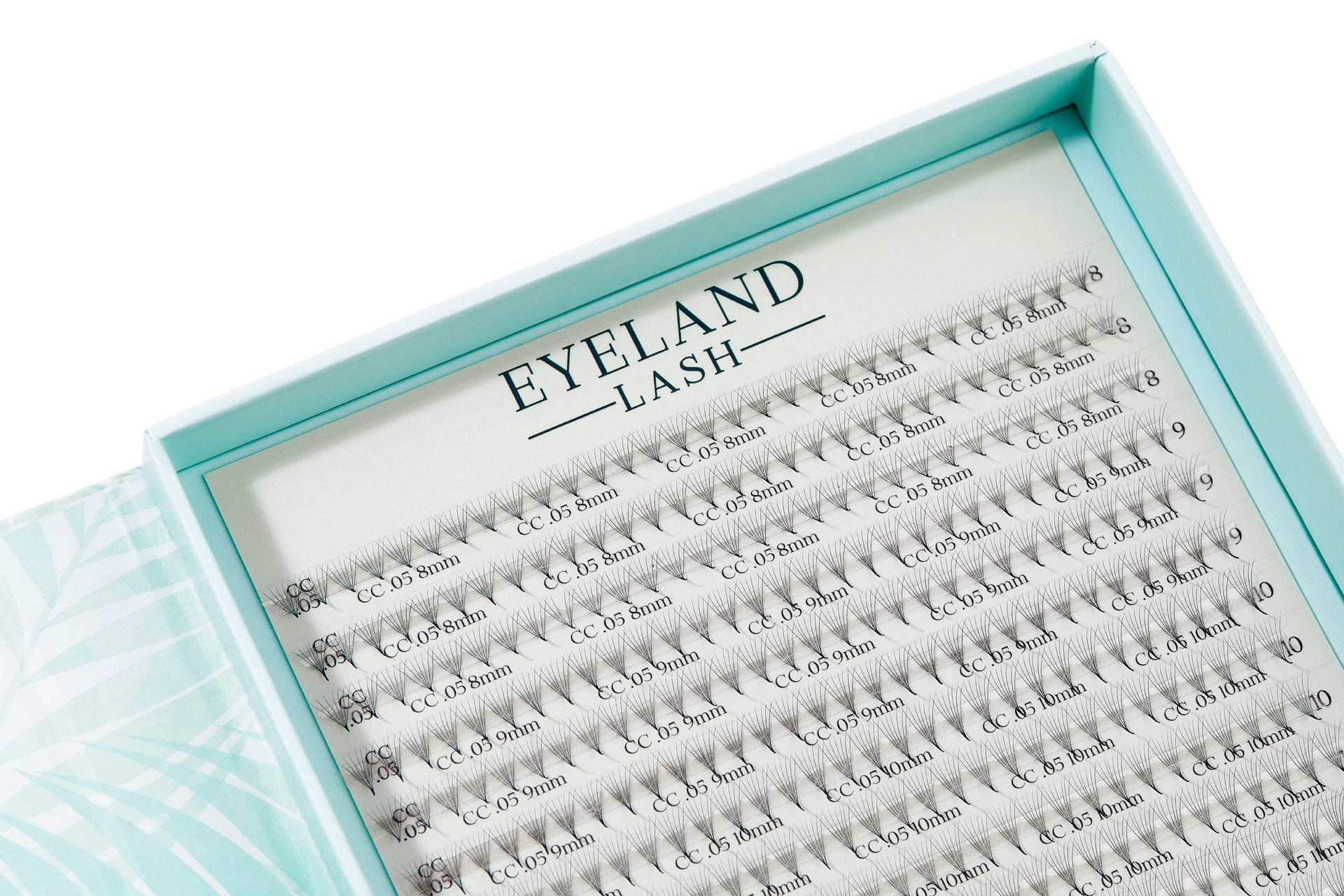 Premade Fans 10D Wide 0.03 Single Length - Eyeland Lash