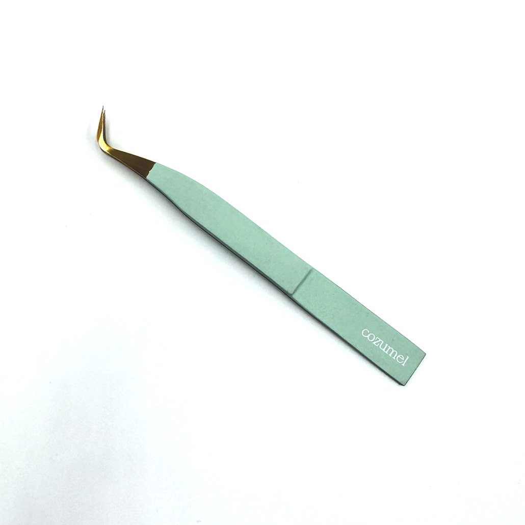 Cozumel Tweezer - Mint - Fiber Tip