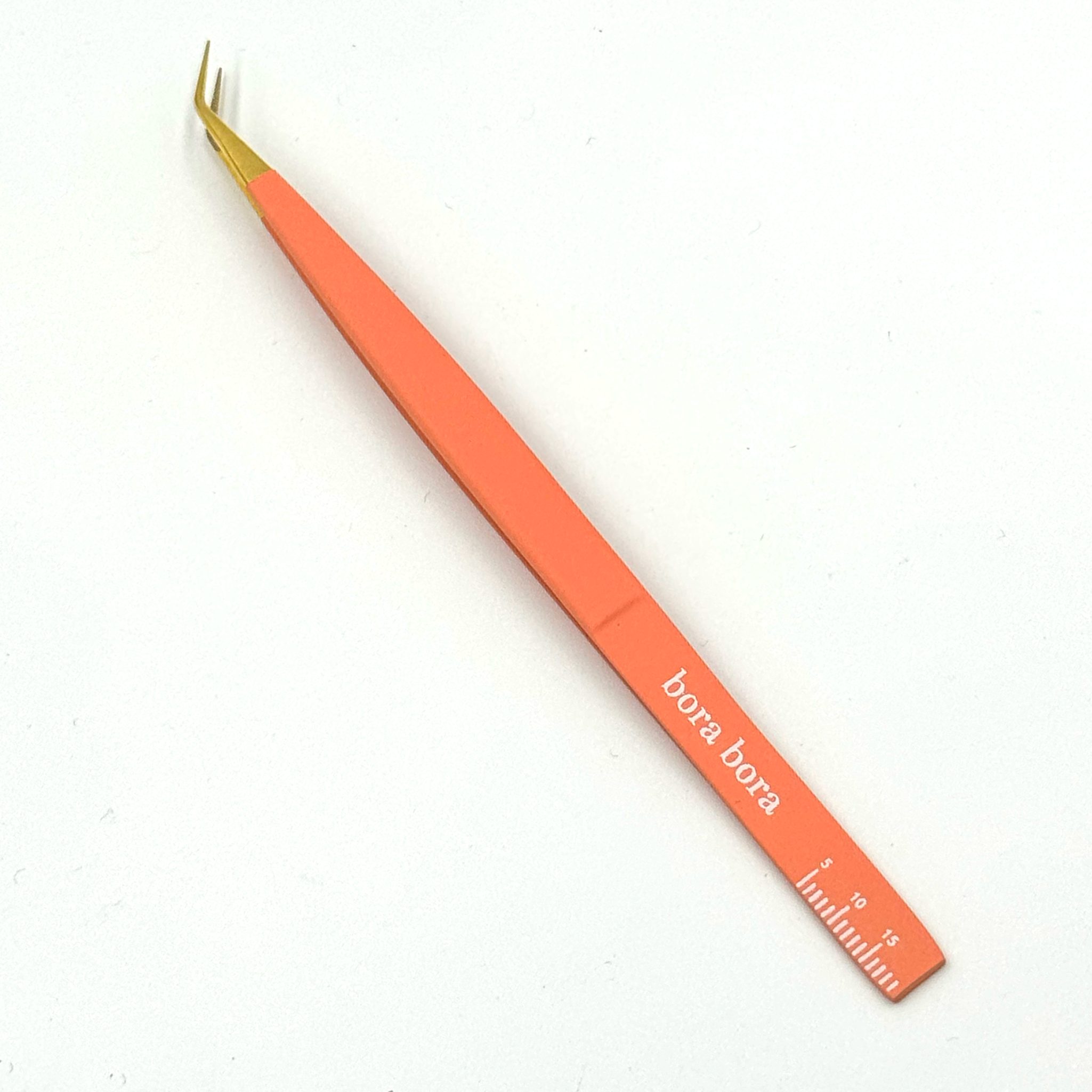 POS - Bora-Bora Tweezer - Melon - Copacabana Fiber Tip - Eyeland Lash