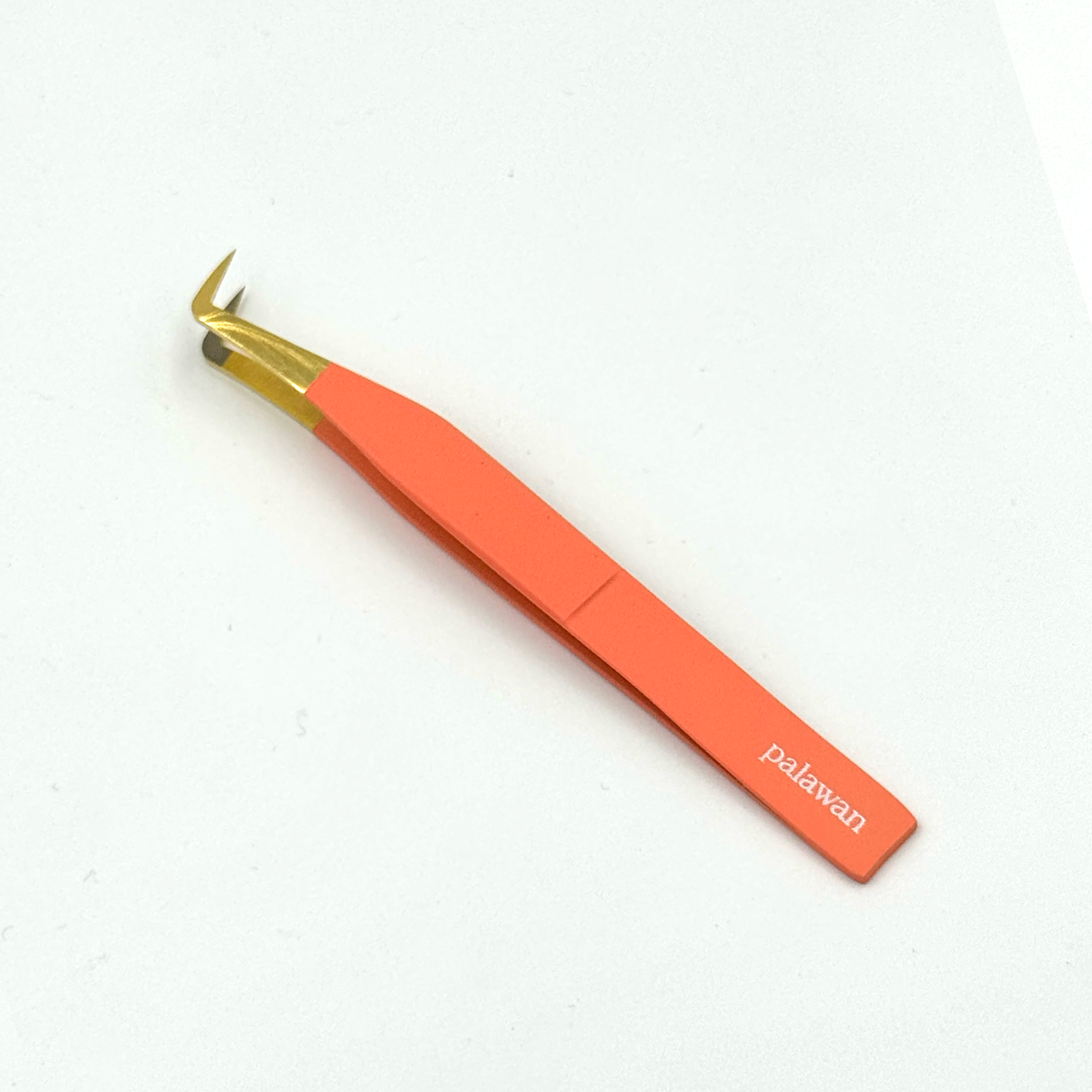 POS - Palawan Tweezer - Melon - Copacabana Fiber Tip - Eyeland Lash