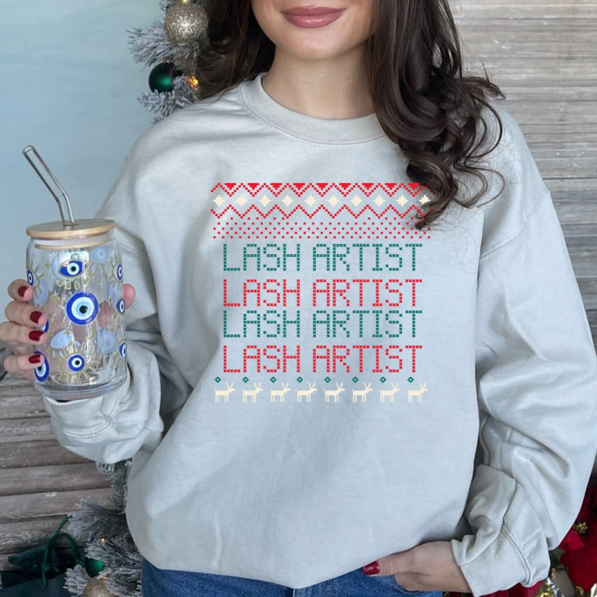 Ugly Sweater Lash Artist - Sweatshirt